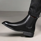 Funki Buys | Boots | Men's Genuine Leather Chelsea Boots | Ankle Boots