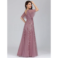 Funki Buys | Robes | Robe longue en dentelle à sequins pour femme