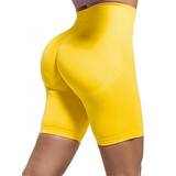 Women's High Waist Soft Smile Yoga Pants - Blue - Fitness Leggings - XXL - Polyester Spandex - image 42