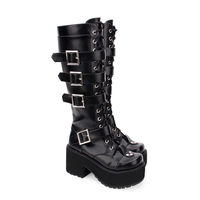 Funki Buys | Boots | Women's Japanese Harajuku Thick Platform Boots