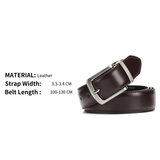 Funki Buys | Belts | Men's Luxury Leather Belt | Reversible Buckle