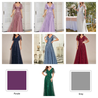 Funki Buys | Dresses | Women's Long Sequinned Evening Dress | Formal