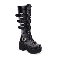 Funki Buys | Boots | Women's Japanese Harajuku Thick Platform Boots