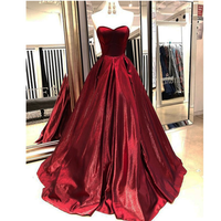 Funki Buys | Dresses | Women's Elegant Long Satin Ball Gown | Full