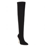 Funki Buys | Boots | Women's Cloth Leopard Print Stiletto Boots