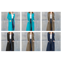 Funki Buys | Vestes | Manteau ouvert à manches longues pour femme