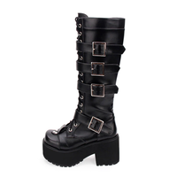 Funki Buys | Boots | Women's Japanese Harajuku Thick Platform Boots