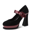 Funki Buys | Shoes | Women's Leather Mary Jane Dress Heels