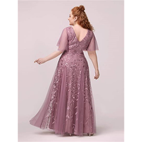 Funki Buys | Robes | Robe longue en dentelle à sequins pour femme