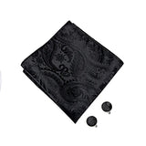 Funki Buys | Vests | Men's 5 Pcs Luxury Black Vest Tie Set