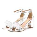 Funki Buys | Shoes | Women's Elegant Rhinestone Bridal Sandals | Formal Shoes