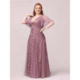 Funki Buys | Robes | Robe longue en dentelle à sequins pour femme