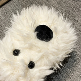 Funki Buys | Shoes | Women's Cute Shaggy Dog Slippers