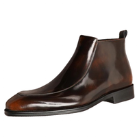 Funki Buys | Boots | Men's Genuine Leather Formal Ankle Boots