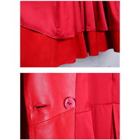 Funki Buys | Jackets | Women's Long Faux Leather Swing Coat