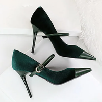 Funki Buys | Shoes | Women's Luxury Velvet Pointed Toe Stiletto Pumps