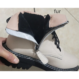 Funki Buys | Boots | Women's Real Leather Lace Up Ankle Boots