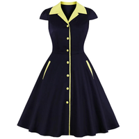 Funki Buys | Dresses | Women's Retro Rockabilly Swing Dress