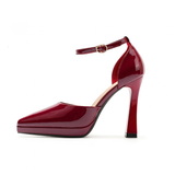 Funki Buys | Shoes | Women's Patent Leather Pointed Toe heels