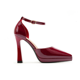 Funki Buys | Shoes | Women's Patent Leather Pointed Toe heels
