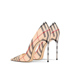 Funki Buys | Shoes | Women's Elegant Luxury Plaid High Stilettos