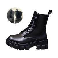 Funki Buys | Boots | Women's Lace-up Chunky Combat Boots