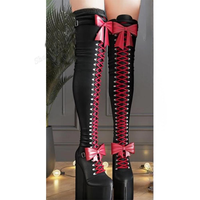 Funki Buys | Boots | Women's Over Knee Butterfly Bow Boots
