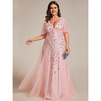 Funki Buys | Robes | Robe longue en dentelle à sequins pour femme
