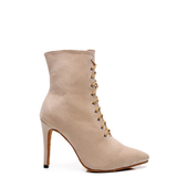 Funki Buys | Boots | Women's Lace-up Suede Dress Boots