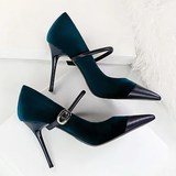 Funki Buys | Shoes | Women's Luxury Velvet Pointed Toe Stiletto Pumps