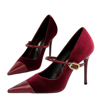 Funki Buys | Shoes | Women's Luxury Velvet Pointed Toe Stiletto Pumps