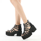 Funki Buys | Shoes | Women's Strappy Platform Gladiator Sandal