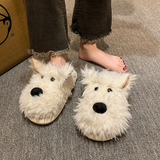Funki Buys | Shoes | Women's Cute Shaggy Dog Slippers