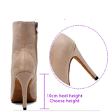 Funki Buys | Boots | Women's Lace-up Suede Dress Boots