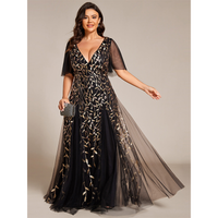 Funki Buys | Robes | Robe longue en dentelle à sequins pour femme