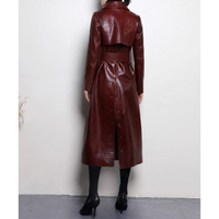 Funki Buys | Jackets | Women's Aligator Print Faux Leather Coat