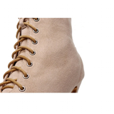 Funki Buys | Boots | Women's Lace-up Suede Dress Boots