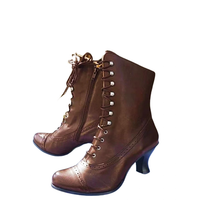 Funki Buys | Boots | Women's Steampunk Victorian Granny Boot