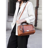 Funki Buys | Bags | Handbags | Women's Tassel Decor Boston Handbag
