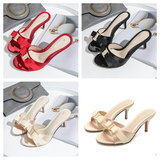 Funki Buys | Shoes | Women's Satin Bow Bridal Sandals For Party Prom