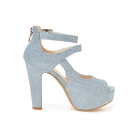 Funki Buys | Shoes | Women's Sequin Peep Toe Platform Sandal
