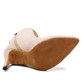 Funki Buys | Boots | Women's Lace-up Suede Dress Boots