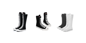 Funki Buys Selection of Unisex Gym Boots High Top Sneakers Converse Style x 3