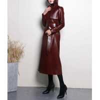 Funki Buys | Jackets | Women's Aligator Print Faux Leather Coat