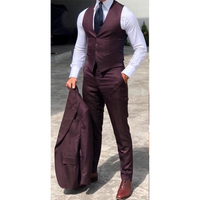 Funki Buys | Suits | Men's Slim Fit Formal Wedding Tuxedos 3Pc