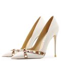 Funki Buys | Shoes | Women's Luxury Leather Rivet Stilettos