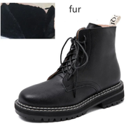 Funki Buys | Boots | Women's Real Leather Lace Up Ankle Boots