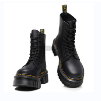 Funki Buys | Boots | Women's Men's Gothic Embroidered Leather Boots
