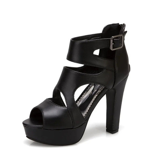 Funki Buys | Shoes | Women's Block Heeled Platform Sandals