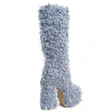 Funki Buys | Boots | Women's Knee-High Fuzzy Platform Boots